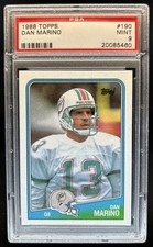 1988 Topps Dan Marino #190 Dolphins PSA 9
