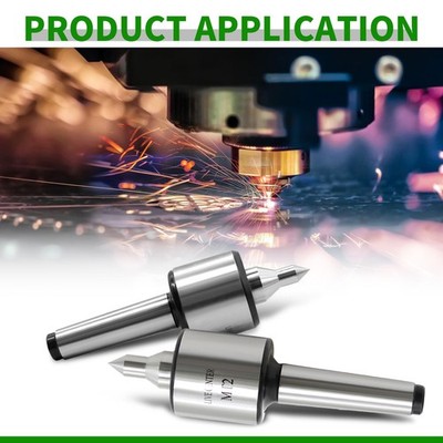 MT3 60 Degree CNC Revolving Live Center High Accuracy 0.0002 Inch