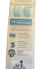 Philips Sonicare Genuine C3 Optimal Plaque Control Toothbrush Heads, 3 Heads