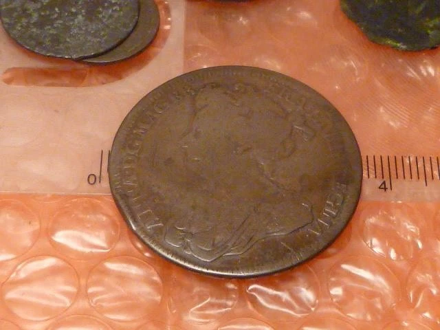 1702 Queen Anne Bronze Coronation 35mm Bronze Medal - BY CROKER #1 - Image 3 of 3