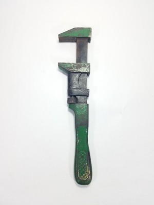 Antique Girard Special 15'' Solid Bar Adjustable Monkey Wrench 2.5'' Span Exc Cond