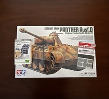 1/35 Tamiya German Tank Panther Ausf. D Kit 35345 w/ 198 links Tracks  Grille
