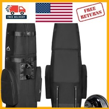 Stylish Golf Travel Bag - 600D Polyester with Smooth Zipper and Rolling Wheels