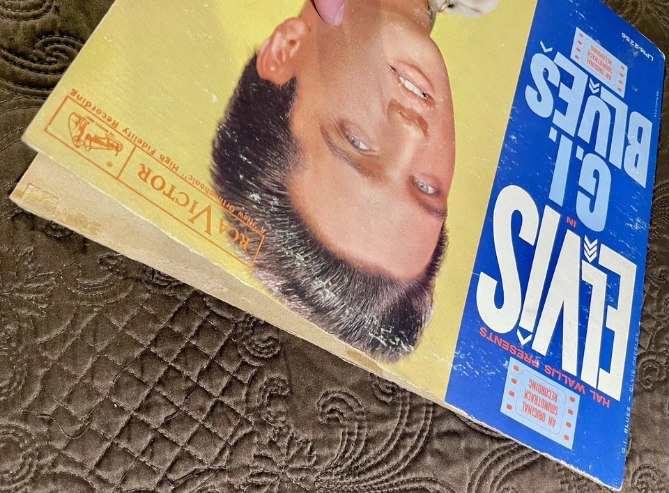 VINTAGE ELVIS PRESLEY GI BLUES ORIGINAL SOUNDTRACK RECORDING 1960 LSP2256 - Image 3 of 4