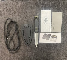 Kizer Cutlery Hidden Agenda Fixed Dagger 3.5" Satin AEB-L Steel Blade G10 Handle