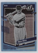 2023 Panini Donruss Holo Carolina Blue Sam Rice #164 HOF 0q3