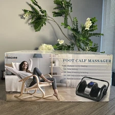 TISSCARE Shiatsu Foot Massager with Heat: Massage Feet/Leg/Calf/Ankle FSA HSA 