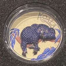 2022 1 Oz Koala Silver Coin with Swarovski Gems – .9999 Fine – Only 100 Minted!