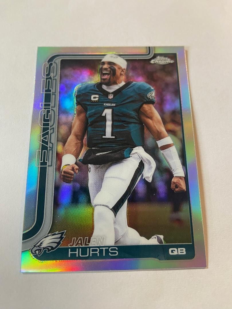 2025 Topps Chrome Jalen Hurts SP Image Variation Refractor #247 Eagles