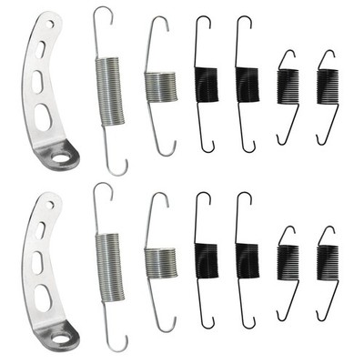 Zeiboat 2 Sets 4708 Throttle Return Spring Bracket, 12 Springs & 2 Brackets 