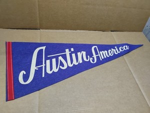Vintage Austin America Wool Felt Pennant Dealer Advertising Austin Healey