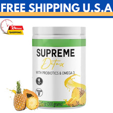 New Supreme Detox Supplement Healthcare Natural Fiber Powder Free Ship to US