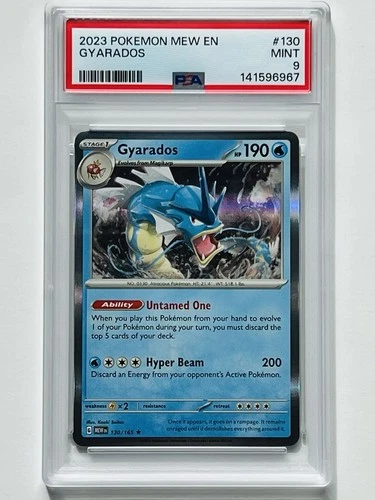 Gyarados 130/165 Sv: Scarlet & Violet 151 Holo Graded PSA 9 MINT
