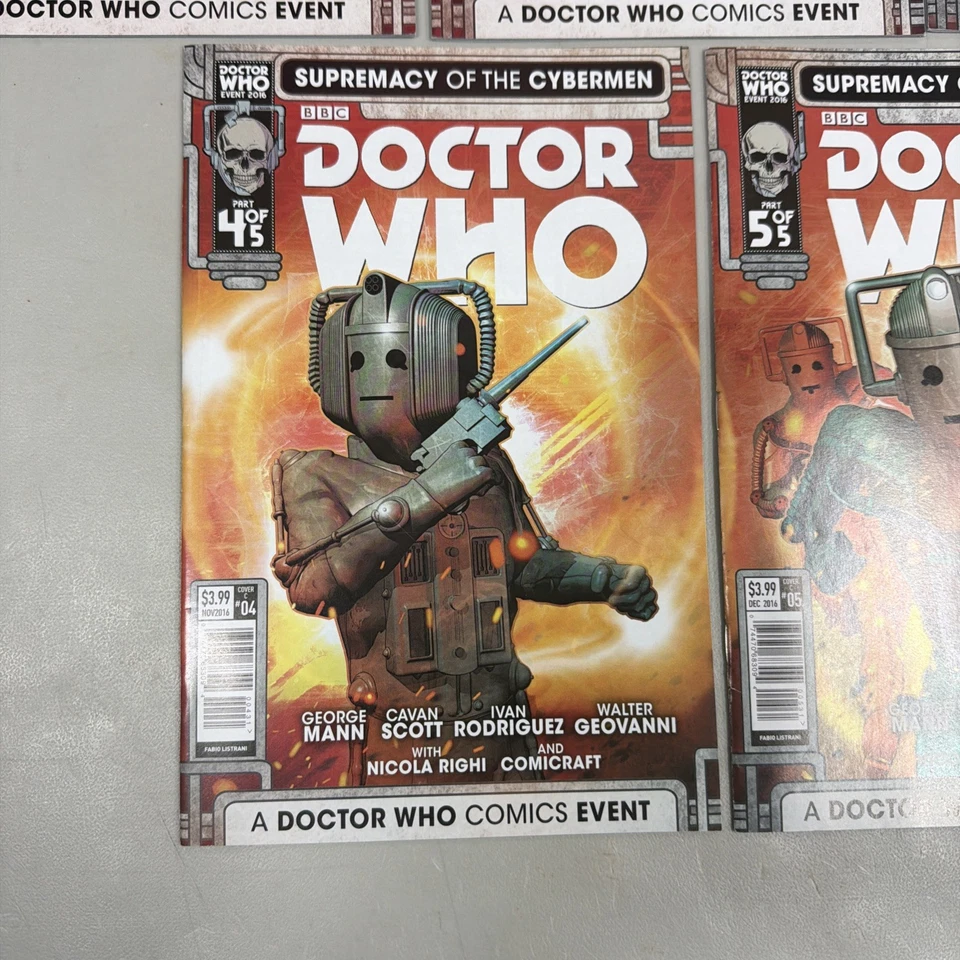 DOCTOR WHO EVENT 2016 1-5 set SUPREMACY OF THE CYBERMEN CONNECTING COVERS (DW02) - Image 3 of 4