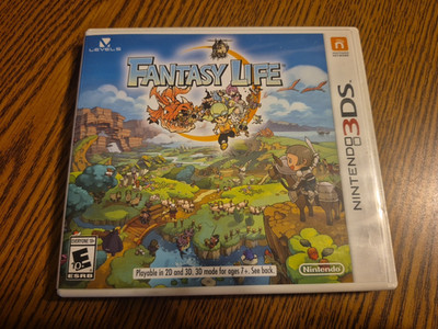 Fantasy Life Nintendo 3DS  2DS Game w/Case & Manual Tested 