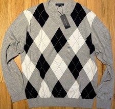 Tommy Hilfiger Cotton Sweater Sz XXL Gray NWT