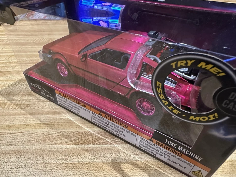 Jada Toys Hollywood Pink Slips Rides 1:24 Scale Time Machine Chase VHTF - Image 4 of 4
