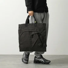 STONE ISLAND Men's Nylon Tote Bag  with Embroidered Logo Patch V0062