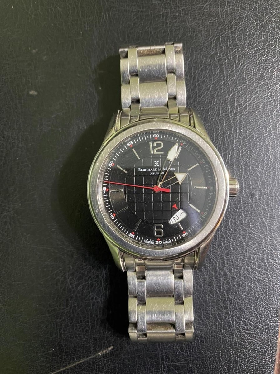 Stainless Steel Bernhard H Mayer Watches Montre Qnet Produit Prix