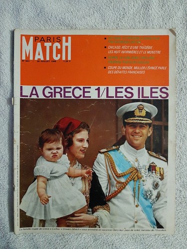 PARIS MATCH Nr. 903 vom 30.07.1966 Griechenland El Cordobes R.Welch Sheila Lollobrigida