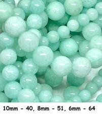 SEMI PRECIOUS GEMSTONE BEADS JEWELLERY MAKING ROUND NATURAL STONE 4/6/8/10mm