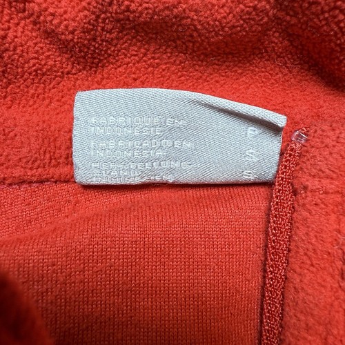 Columbia Mens Small Pullover 1/4 Zip Red Long Sleeve Fleece Sweatshirt Small - Picture 10 of 10