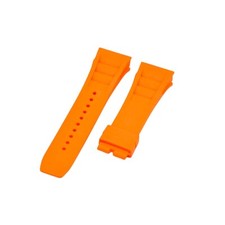 27mm Orange Rubber Watch Strap For Richard Mille RM011,RM030,RM010,RM055,RM53