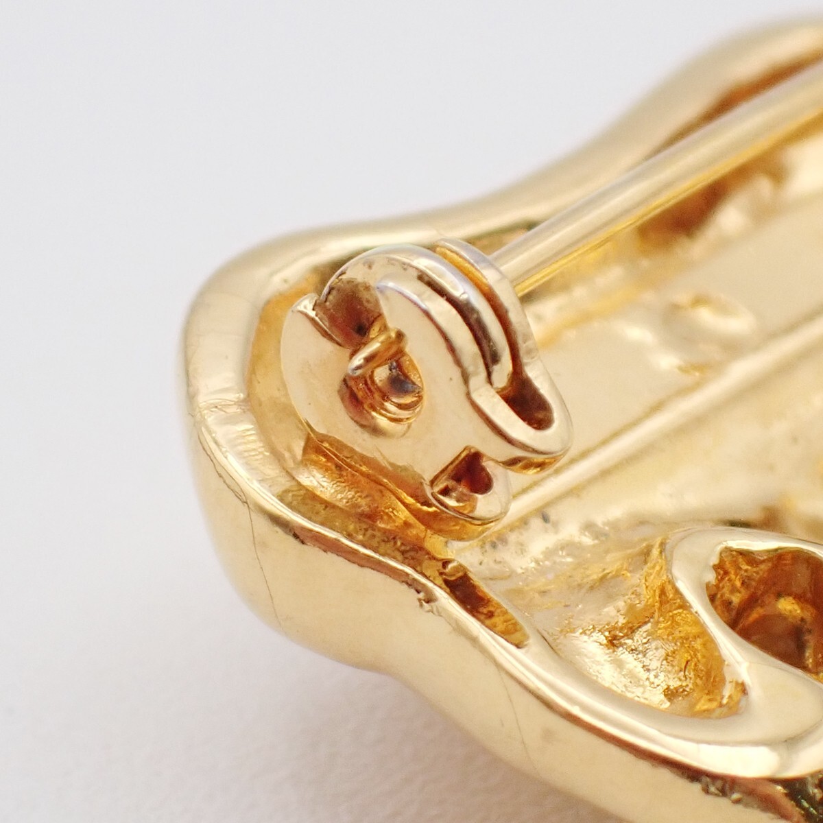 HERMES Logo Elephant Pin Brooch Gold Accessory 64RF368 | eBay