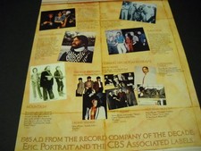 STEVIE RAY VAUGHAN Dan Fogelberg ELVIS BROTHERS Mountain 1985 Promo Display Ad
