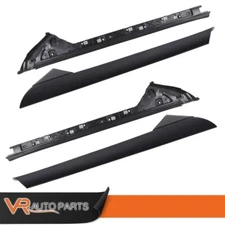 Pair Inner & Outer Windshield A Pillar Molding Trim Fit For Ford Explorer 11-19