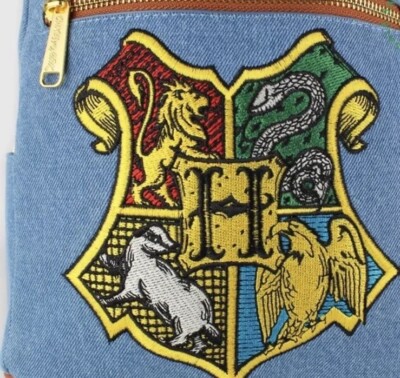 Brand New Cakeworthy Harry Potter Hogwarts Denim Mini Blue  display picture 2