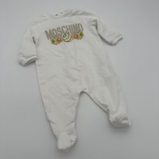 Moschino Baby grow Unisex White Toy Design 1-3 Months RRP £145