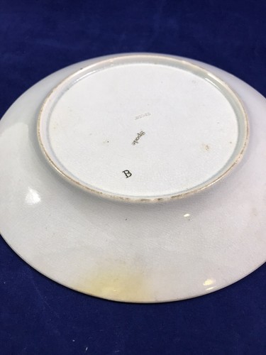 ANTIQUE SPODE 8” BROWN & WHITE PLATE - Picture 9 of 10