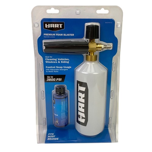 Hart 34-Ounce Premium Foam Blaster Adjustable Nozzle 1/4-Inch NEW