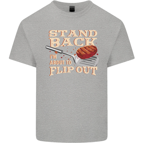 Flip Out Funny BBQ Grill Mens Cotton T-Shirt Tee Top - 第 56/95 張圖片