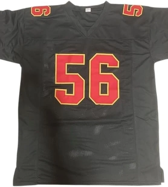 Camiseta deportiva firmada por Derrick Johnson personalizada de Kansas City, con certificado de autenticidad Foto 4 de 4