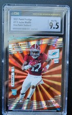 2021 Panini Prestige Jaylen Waddle RC #213 Xtra Pts Sunburst CSG 9.5 MT+ Dolphin