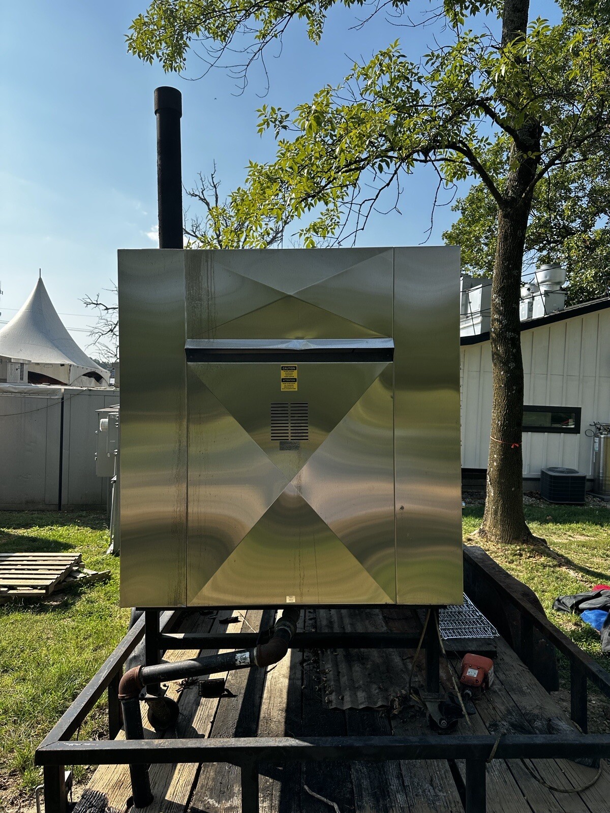 2021 Ole Hickory Smokers Pits Model SSE Propane Or Natural Gas Wood