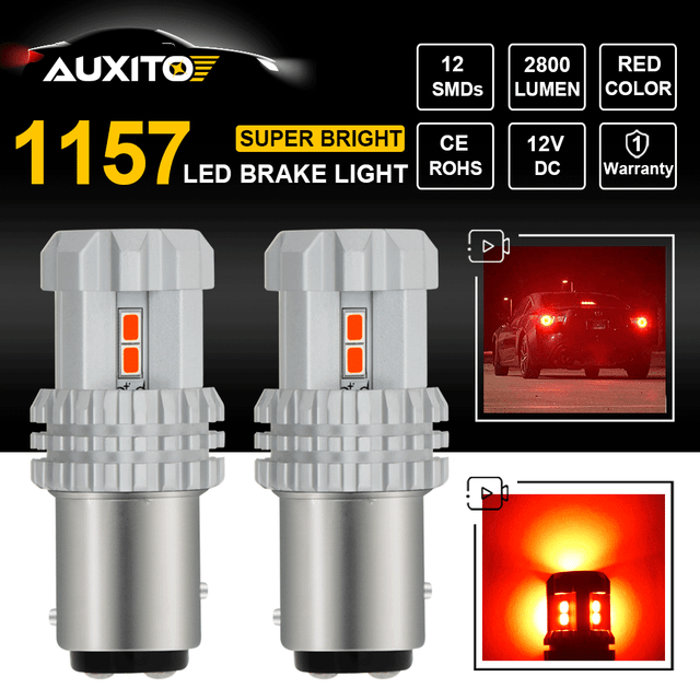 AUXITO 2600LM 1156-LED-Bulbs BA15S P21W 7506-LED-Light-Bulbs 2019 Latest Design Super Bright for Backup-Reverse-Light-Bulb Tail Light 6000K White