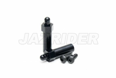 Jazrider Aluminum Rear Body Post (2pcs,Black)For Tamiya Thunder Shot Fire Dragon
