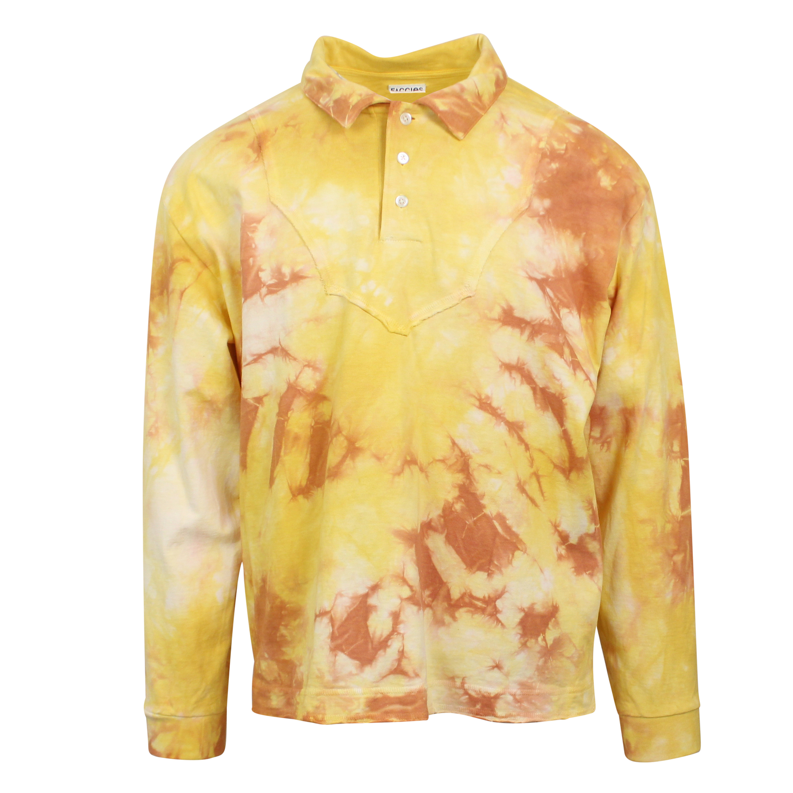 ПОЛО В ЗАПАДНОМ стиле NWT FACCIES ORANGE TIE DYE, размер 1 , 210 долларов США