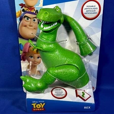 REX Action Figure - Pixar TOY STORY Mattel GTT14 POSABLE Disney T-REX Dinosaur
