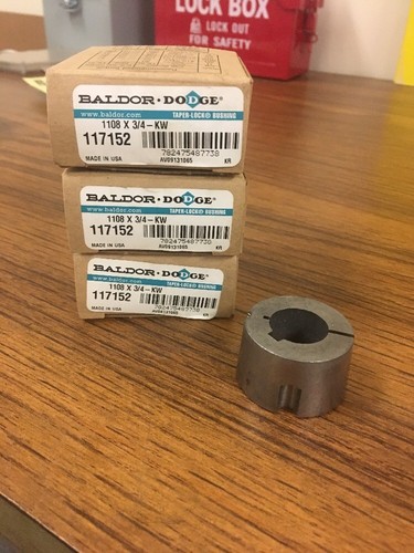 BALDOR DODGE,117152,TAPER LOCK BUSHING Lot Of 3 - Picture 2 of 3