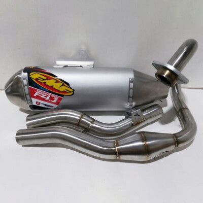 Racing Full System Exhaust Pipe Kit Silver F4.1 For KAWASAKI KLX230 KLX230L