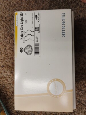 Amoena Nature Xtra Light 2SN Breast Form Ivory 7 Has Few Tears 