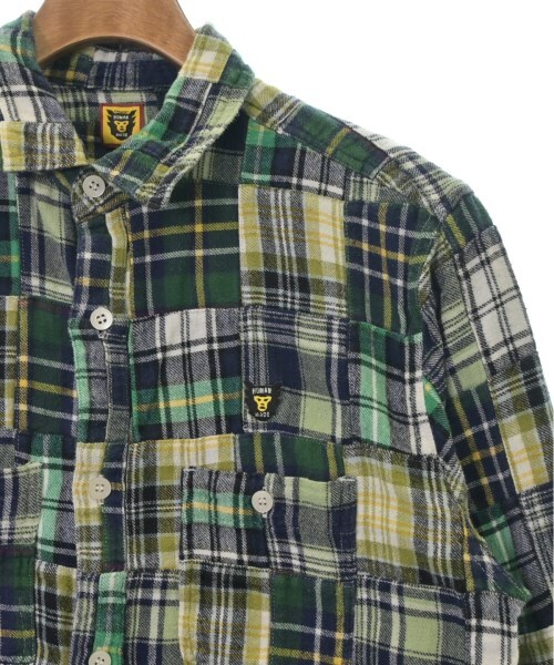 HUMAN MADE Casual Shirt GreenxNavyxWhite etc.(Check Pattern HUMAN MADE Casual Shirt GreenxNavyxWhite etc.(Check Pattern