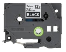 Image of Brother White on Black Label Printer Tape, 8 m Length, 24 mm Width