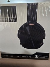 Wireless Bluetooth Headphone Stereo Headset Support SD Card with Mic RED