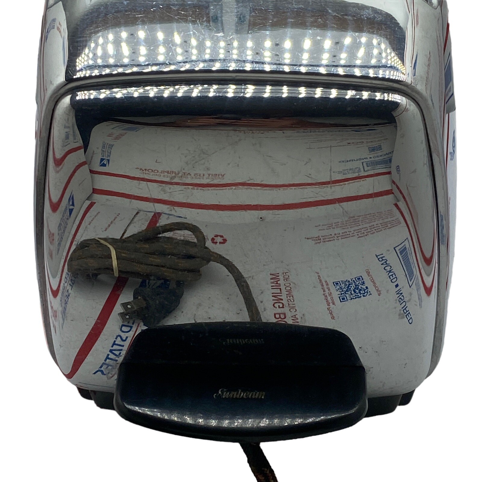 Vintage Sunbeam Model T20 Radiant Control Toaster for Parts or Repair