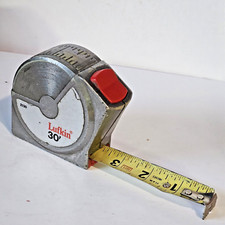 Vintage Lufkin 30 ft 2130 Tape Measure 1" wide USA Tool SEE CONDITION Parts Only